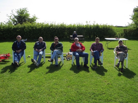 Club members relax Club members relax